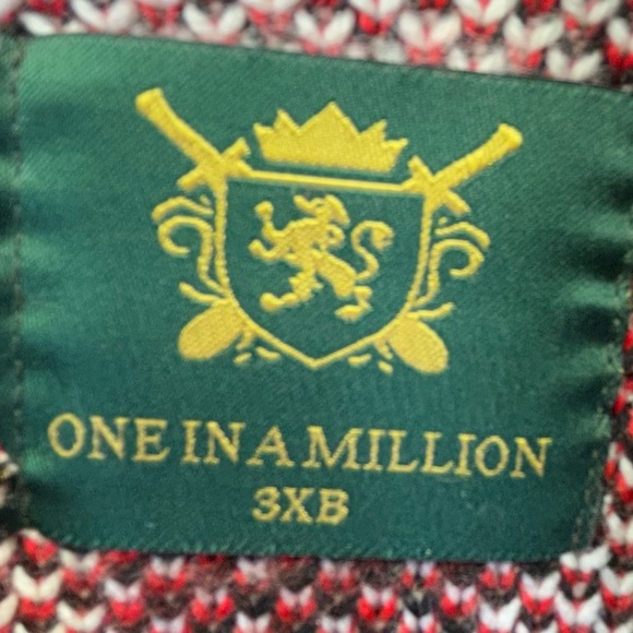 One In a Million "ARROWHEAD" Color BLACK/RED Size 3XB - Picture 8 of 8